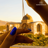 [COMPRE 1 LEVE 2] Colar Retrato Nossa Senhora Aparecida - Zircônia Premium Ouro 14K