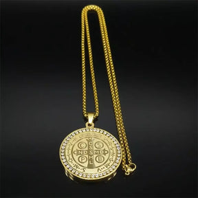 Colar de São Bento - Ouro 14K