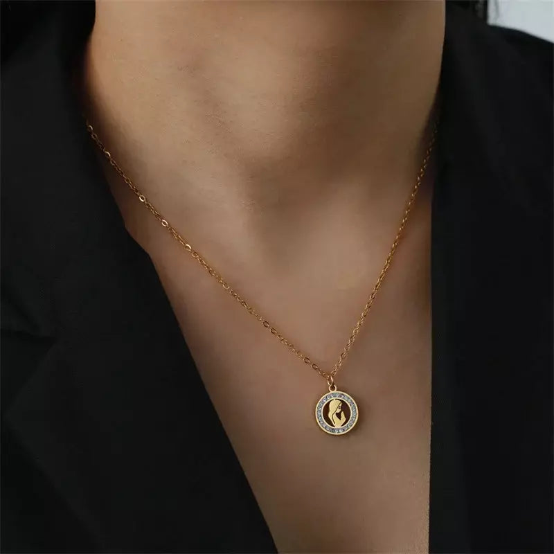 Colar Maria de Nazaré  Cristal