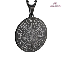 Colar São Miguel Arcanjo Ouro e Prata
